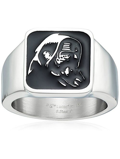 Star Wars Jewelry Episode 7 Kylo Ren Stainless Steel Men's Ring