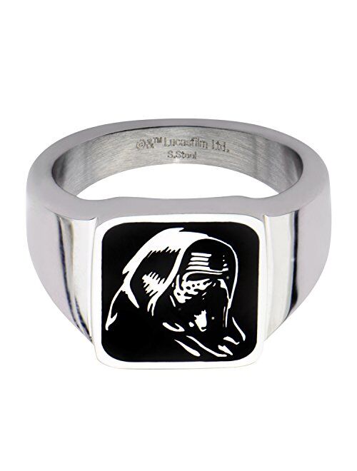 Star Wars Jewelry Episode 7 Kylo Ren Stainless Steel Men's Ring