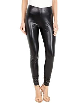 Leatherette High-Rise Leggings