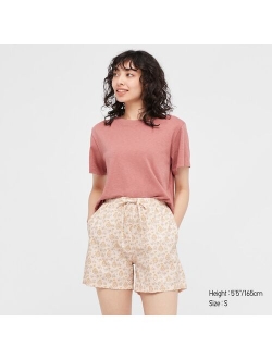 WOMEN COTTON RELACO SHORTS