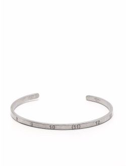 Numbers cuff bracelet