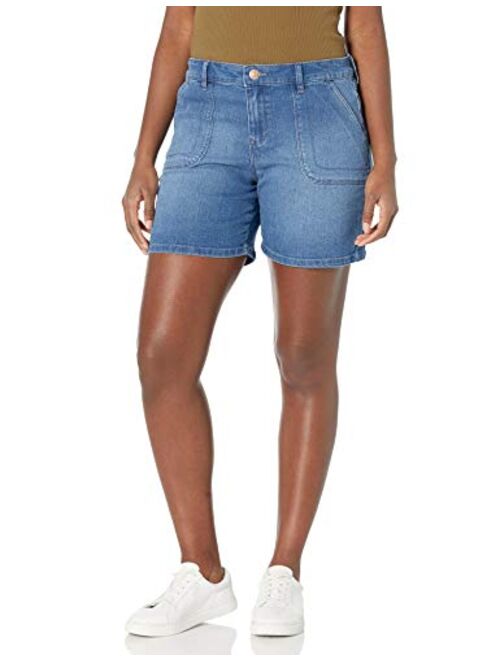 Gloria Vanderbilt Women's Trendy Utility 6" Mid Thigh Short
