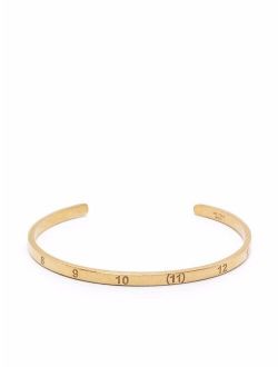 Numbers cuff bracelet