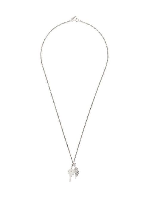 Emanuele Bicocchi wing pendant chain necklace