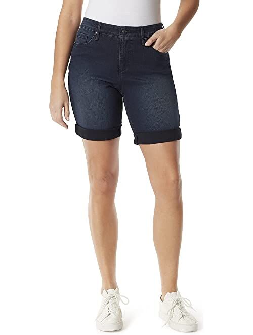 Gloria Vanderbilt Women's Plus Size City Short with Rolled Cuff