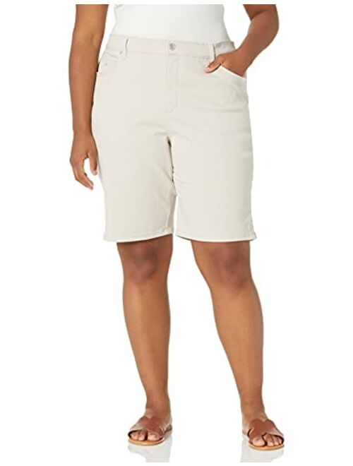 Gloria Vanderbilt Women's Plus Size Amanda High Rise Bermuda Short