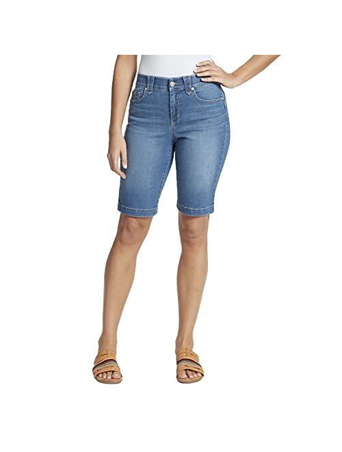 Gloria Vanderbilt Women's Plus Size Amanda High Rise Bermuda Short