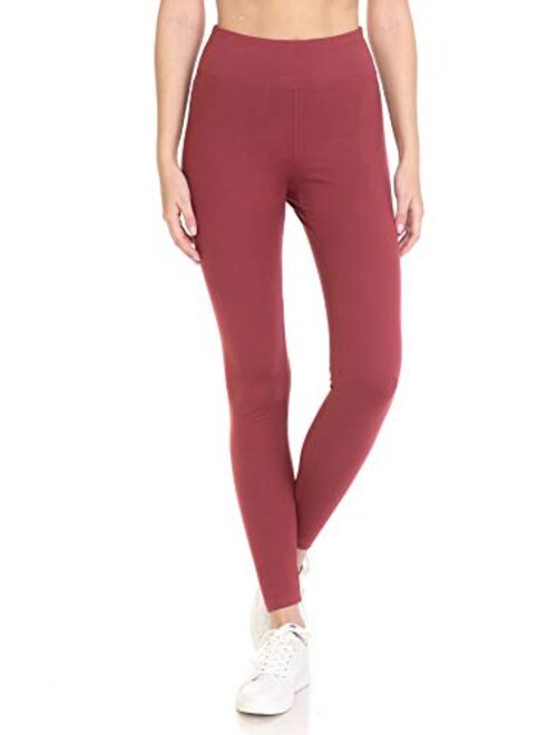 Leggings Depot Yoga Waist REG/Plus Women's Buttery Soft Fashion Leggings