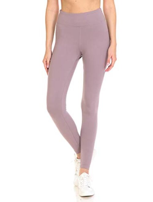 Leggings Depot Yoga Waist REG/Plus Women's Buttery Soft Fashion Leggings