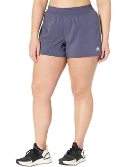 Plus Size Pacer 3-Stripes Woven Shorts