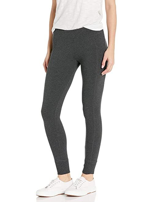 Calvin Klein Women's Premium Performance Double Waistband Moisture Wicking Legging (Standard and Plus)