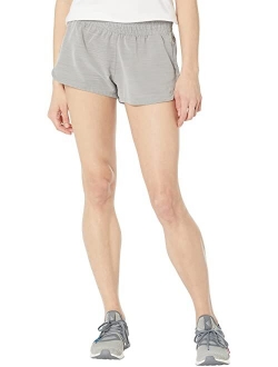 Pacer 3-Stripes Woven Heather Shorts