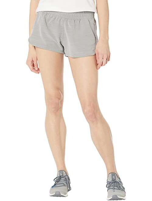 adidas Pacer 3-Stripes Woven Heather Shorts