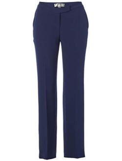 Tab-Waist Modern Dress Pants, Regular & Petite Sizes