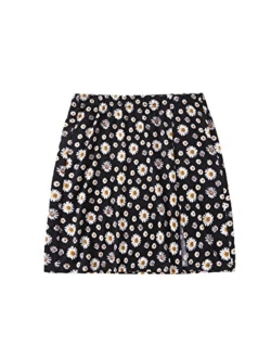 Women's Elastic High Waisted Bodycon Pencil Mini Skirt