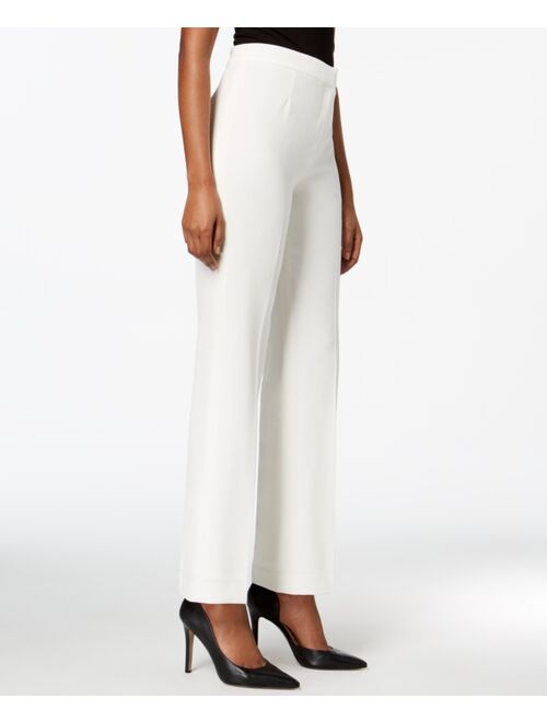 Kasper Straight-Leg Modern Crepe Dress Pants