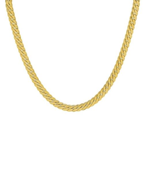 Northskull flat curb chain necklace