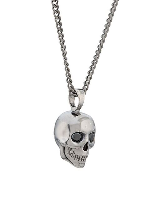 Northskull Atticus skull gunmetal necklace