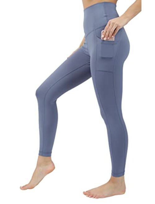 90 Degree By Reflex Super High Waist Elastic Free Ankle Legging with Side Pocket - Indigo Coast - Medium