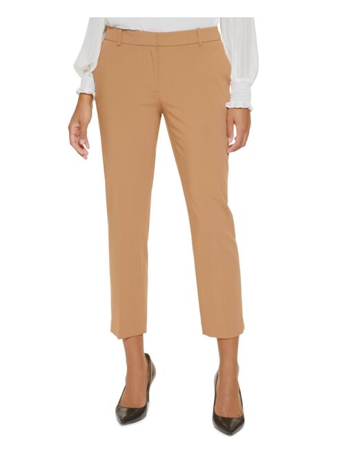 Calvin Klein Mid-Rise Slim Leg Pant