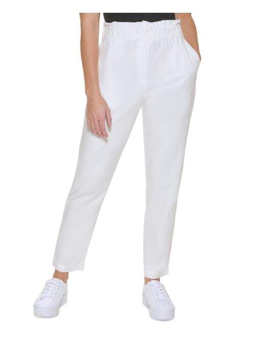 Calvin Klein Washed Twill High Waist Pants