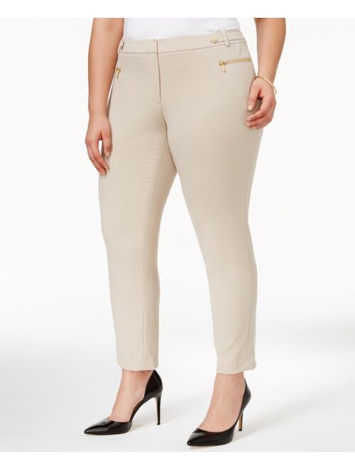 Calvin Klein Plus Size Straight-Leg Ankle Pants