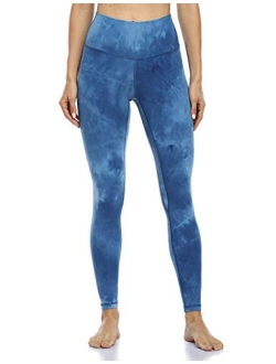 Women's High Rise Tie Dye Leggings Full-Length Yoga Pants