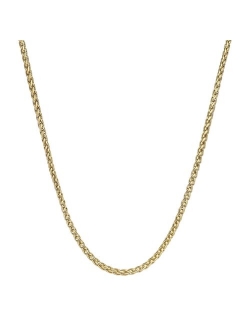 Stainless Steel Wheat Chain Necklace