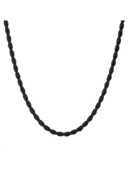 Stainless Steel Rope Chain Necklace