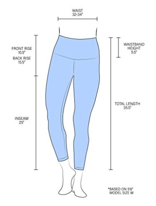90 Degree By Reflex Cotton High Waist Ankle Length Compression Leggings with Elastic Free Waistband