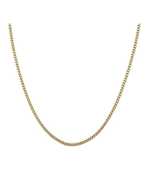 Men's LYNX Stainless Steel Franco Chain Necklace