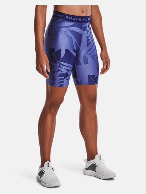 Under Armour Women's HeatGear® Armour Printed Bike Shorts