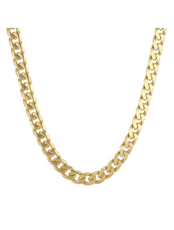 Stainless Steel Curb Chain Necklace