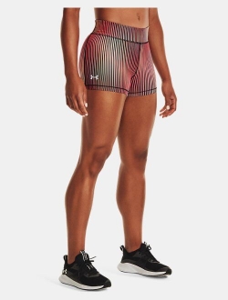 Women's HeatGear Mid-Rise Printed Shorty