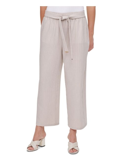 Calvin Klein Striped Pull-On Pants