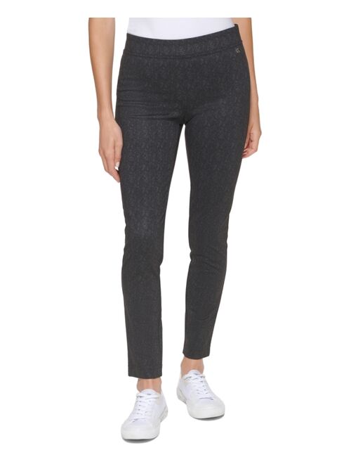 Calvin Klein Herringbone Pull-On Pants