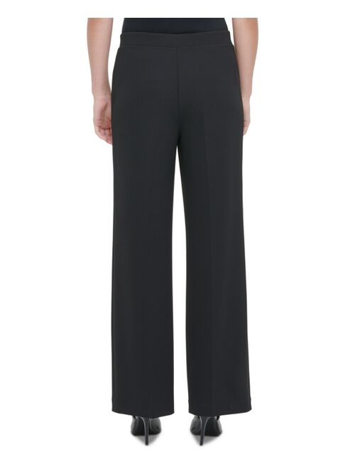 Calvin Klein Tie Front Wide Leg Pants