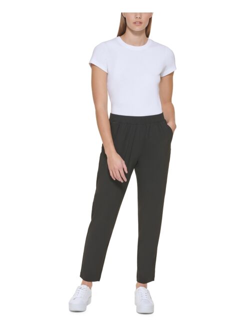 Calvin Klein Gathered Waist Pull On Pants