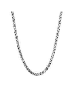 Men's Stainless Steel Box Chain Necklace