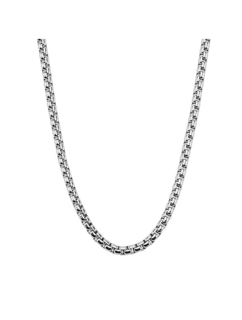 Men's Stainless Steel Box Chain Necklace