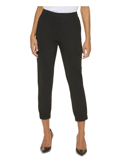 Calvin Klein Cropped Ponte Jogger Pants