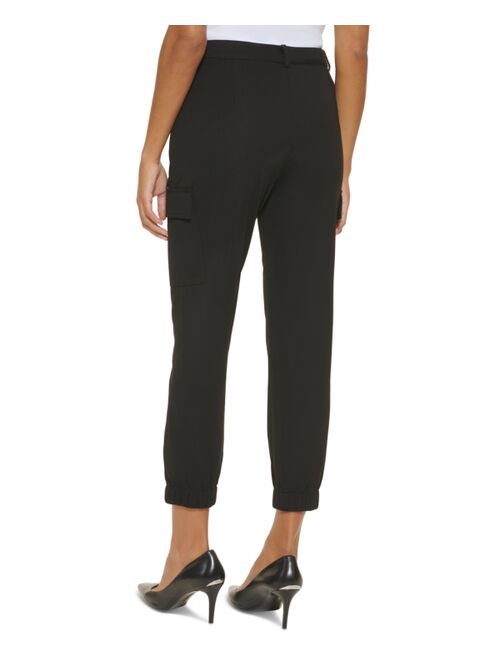 Calvin Klein Cropped Ponte Jogger Pants