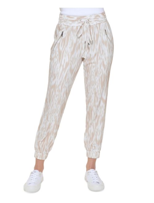 Calvin Klein Printed Tech Stretch Jogger Pants