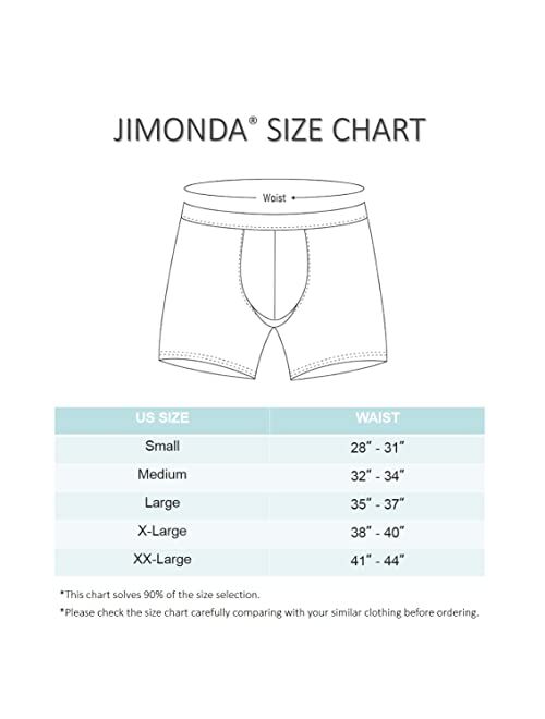 Jimonda Men's Underwear Bamboo Rayon & Copper Fibre Boxer Briefs with Fly Pouch