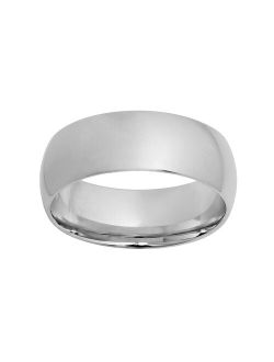 Sterling Silver Wedding Band - Men