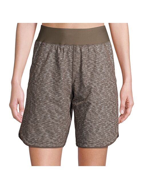 Women's Lands' End Quick Dry Thigh-Minimizer With Panty Swim Long Board Shorts