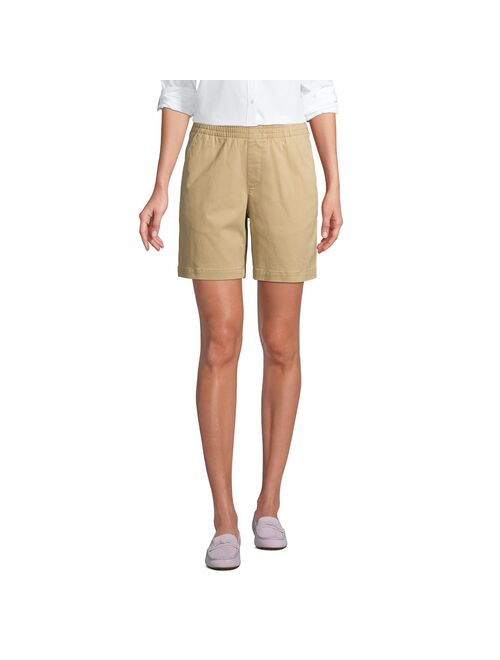 Women's Lands' End Pull-On Chino Shorts