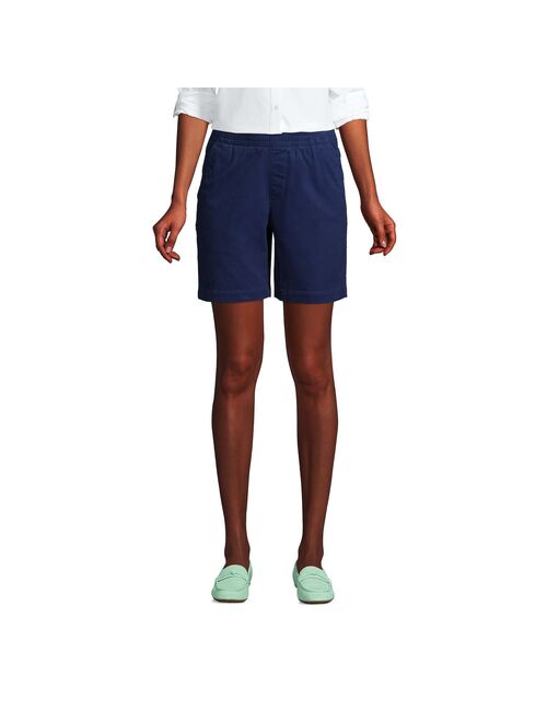 Women's Lands' End Pull-On Chino Shorts