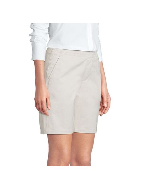 Women's Lands' End Pull-On Chino Bermuda Shorts