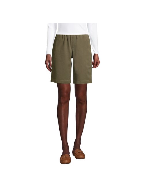 Women's Lands' End Pull-On Chino Bermuda Shorts